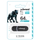 Флеш-накопичувач Wibrand USB 2.0 Panther 64Gb Black