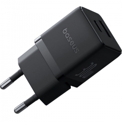 Мережевий зарядний пристрій Baseus Palm Fast Charger C+U 30W EU Cluster Black