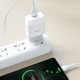 Мережевий зарядний пристрій з кабелем HOCO C72A Glorious single port charger set(Type-C) 10.5W White