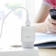 Мережевий зарядний пристрій з кабелем HOCO C72A Glorious single port charger set(Type-C) 10.5W White