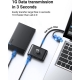 USB-хаб UGREEN CR113 USB 3.0 Hub  1m (Black) (UGR-20291)
