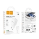 Мережевий зарядний пристрій з кабелем HOCO C146A Charm single port PD20W charger set (C to iP) (EU) White