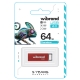 Флеш-накопичувач Wibrand USB 2.0 Chameleon 64Gb Red