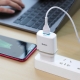 Мережевий зарядний пристрій з кабелем HOCO C12Q Smart QC3.0 charger set(Micro) 18W White