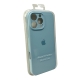 Чохол для смартфона Silicone Full Case AA Camera Protect for Apple iPhone 16 Pro Max 27,Mist Blue