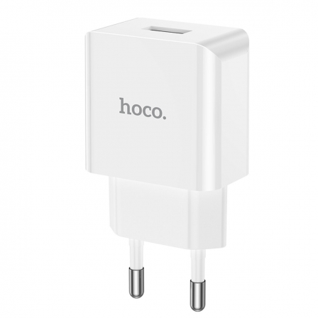 Мережевий зарядний пристрій HOCO C106A Leisure single port charger 10,5W White