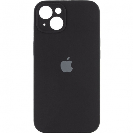 Чохол для смартфона Silicone Full Case AA Camera Protect for Apple iPhone 15 14,Black