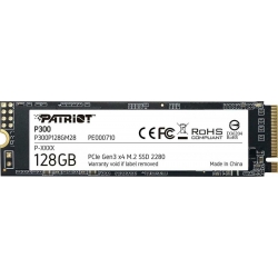 Накопичувач SSD M.2 Patriot P300 128GB NVMe 2280 PCIe 3.0 3D TLC