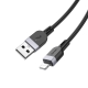 Кабель HOCO X109 Energy silicone charging data cable iP (L1M) Black