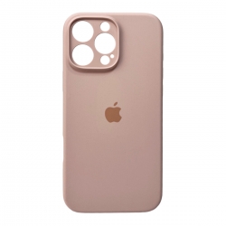 Чохол для смартфона Silicone Full Case AA Camera Protect for Apple iPhone 16 Pro Max 15,Pink Sand