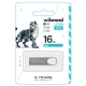 Флеш-накопичувач Wibrand USB 2.0 Irbis 16Gb Silver