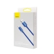 Кабель Baseus Crystal Shine Series Fast Charging Data Cable USB to iP 2.4A 1.2m Blue