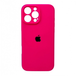 Чохол для смартфона Silicone Full Case AA Camera Protect for Apple iPhone 16 Pro 23,Shiny Pink