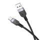 Кабель HOCO X109 Energy silicone charging data cable Type-C (L1M) Black