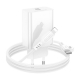 Мережевий зарядний пристрій з кабелем BOROFONE BA21A Pro Long journey single port PD20W charger set(C to iP) White