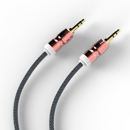 

Кабель AUX 3.5 mm - 3.5 mm Borozda Grey, Серый