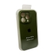 Чохол для смартфона Silicone Full Case AA Camera Protect for Apple iPhone 16 Pro Max 29,Army Green