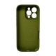 Чохол для смартфона Silicone Full Case AA Camera Protect for Apple iPhone 16 Pro Max 29,Army Green