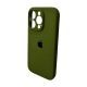 Чохол для смартфона Silicone Full Case AA Camera Protect for Apple iPhone 16 Pro Max 29,Army Green
