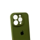 Чохол для смартфона Silicone Full Case AA Camera Protect for Apple iPhone 16 Pro Max 29,Army Green