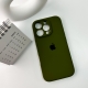 Чохол для смартфона Silicone Full Case AA Camera Protect for Apple iPhone 16 Pro Max 29,Army Green