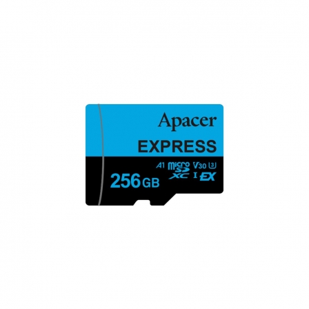 Карта пам'яті microSDXC  (UHS-1 U3) Apacer Express 256Gb class 10 V30 A1  Read/Write:810/700 MB/sec (Compatible with Nintendo Sw