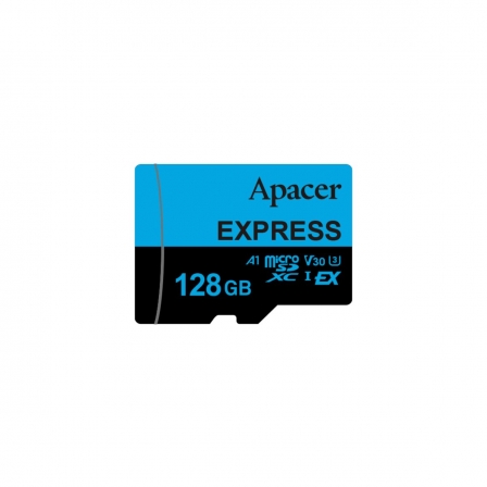 Карта пам'яті microSDXC  (UHS-1 U3) Apacer Express 128Gb class 10 V30 A1  Read/Write:810/700 MB/sec (Compatible with Nintendo Sw