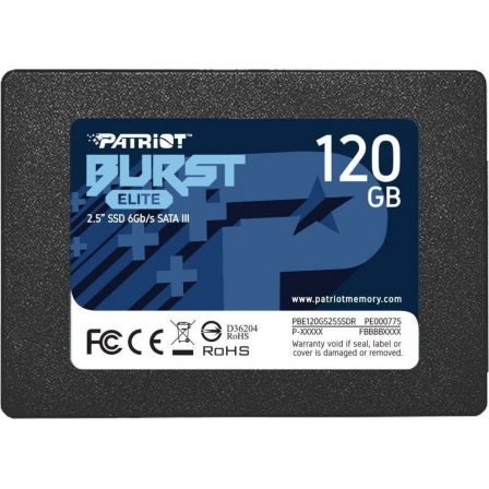 Накопичувач SSD Patriot Burst Elite 120GB 2.5" 7mm SATAIII TLC 3D