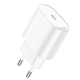 Мережевий зарядний пристрій HOCO C109A(PD20W) Fighter single port PD20W charger White