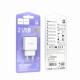 Мережевий зарядний пристрій HOCO C141A Smart dual-port charger White