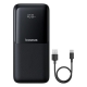 Повербанк Baseus Lipow PowerBank 20000mAh 22.5W Black з вбудованими кабелями (PPJP312)