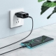 Мережевий зарядний пристрій з кабелем HOCO C72Q Glorious single port QC3.0 charger set(Type-C) 18W  Black