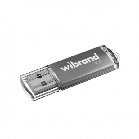 Флеш-накопичувач Wibrand USB 2.0 Cougar 8Gb Silver