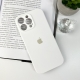 Чохол для смартфона Silicone Full Case AA Camera Protect for Apple iPhone 16 Pro 8,White