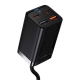 Мережевий зарядний пристрій з кабелем Baseus GaN3 Pro Desktop Fast Charger 2C+2U 65W (Cable Type-C to Type-C 100W(20V/5A) 1m) Bl