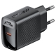 Мережевий зарядний пристрій ACEFAST A102 PD30W GaN single USB-C charger (EU) Black
