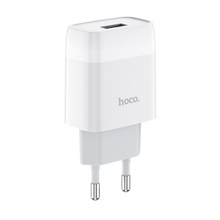 Мережевий зарядний пристрій HOCO C72A Glorious single port charger 10.5W White