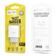 Мережевий зарядний пристрій HOCO C72A Glorious single port charger 10.5W White