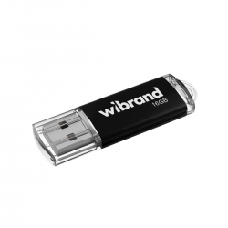 Флеш-накопичувач Wibrand USB 2.0 Cougar 16Gb Black