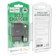 Мережевий зарядний пристрій з кабелем HOCO C72Q Glorious single port QC3.0 charger set(Micro) 18W Black