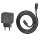 Мережевий зарядний пристрій з кабелем HOCO CS13A Ocean single port PD20W charger set(Type-C to Type-C) Black