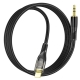Аудіокабель HOCO UPA25 Transparent Discovery Edition Digital audio conversion cable iP Black