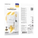 Мережевий зарядний пристрій з кабелем BOROFONE BAS42A Potential single-port QC3.0 charger set(Micro)(EU) White