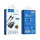 Мережевий зарядний пристрій з кабелем HOCO C12Q Smart QC3.0 charger set(Micro) 18W Black
