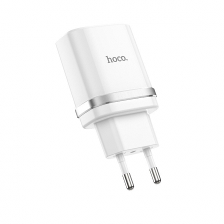 Мережевий зарядний пристрій HOCO C12Q Smart QC3.0 charger 18W White