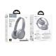Бездротові накладні навушники HOCO W46 Charm BT headset Light Blue Gray