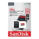 Карта пам'яті microSDXC (UHS-1) SanDisk Ultra 256Gb class 10 A1 (150MB/s) (adapter SD)