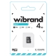 Карта пам'яті microSDHC Wibrand 4Gb class 4