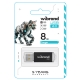 Флеш-накопичувач Wibrand USB 2.0 Cougar 8Gb Black