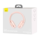 Бездротові накладні навушники Baseus Encok Wireless headphone D02 Pro Pink